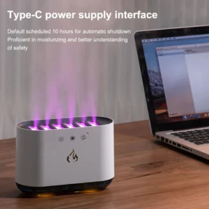Alternative view of Dynamic Music-Controlled Humidifier – 3-in-1 Aromatherapy & LED Mist Device