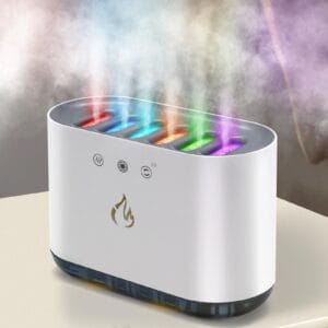 Dynamic Music-Controlled Humidifier – 3-in-1 Aromatherapy & LED Mist Device