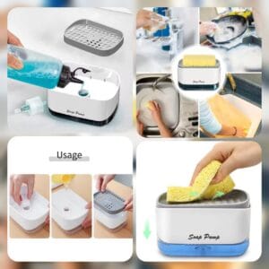 New Soap Pump Dispenser – 500ml Modern Refillable Bottle