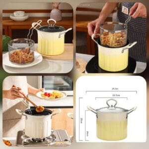 Premium 3L Deep Frying Pot