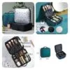 Premium Diamond Cut Cosmetic Bag – 4-in-1 Luxury Makeup Organizer