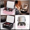 Smart LED Cosmetic Makeup Organizer – 3-in-1 Illuminated Storage Box | USB Rechargeable