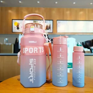 Sports 3Pcs Bottle 2000ML