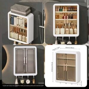 Premium Quality Wall Mounted Cabinet – Modern 2-Tier Storage Unit