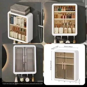 Premium Quality Wall Mounted Cabinet – Modern 2-Tier Storage Unit
