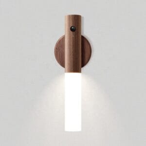 Alternative view of Induction LED Wooden Sensor Light
