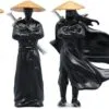 3pcs Mini Samurai Statue Set
