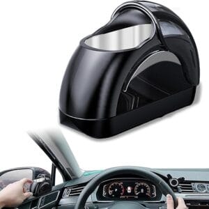 Car Ashtray with Lid – Portable Automotive Ashtray for Car Door & Cup Holder