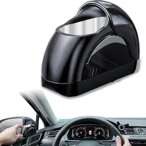 Car Ashtray with Lid – Portable Automotive Ashtray for Car Door & Cup Holder