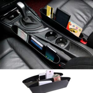 Car Catch Caddy – Seat Gap Storage Organizer to Prevent Items from Falling