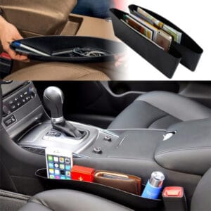 Car Catch Caddy – Seat Gap Storage Organizer to Prevent Items from Falling