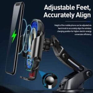 Universal 2-in-1 Car Phone Holder HD-09 – Dashboard and Air Vent Mount