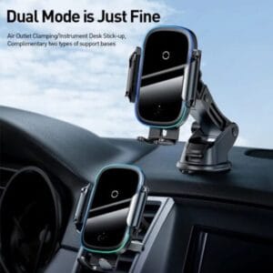 Universal 2-in-1 Car Phone Holder HD-09 – Dashboard and Air Vent Mount