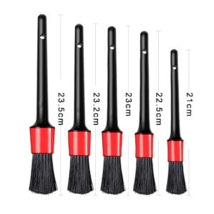 Alternative view of Car Detailing Interior & Exterior Cleaning Brush Set – 5pcs Professional Auto Cleaning Brushes