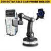 360° Car Mobile Holder with Ultra-Strong Suction Cup