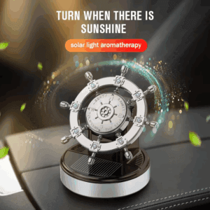 Car Solar Automatic Rotating Air Freshener Diffuser