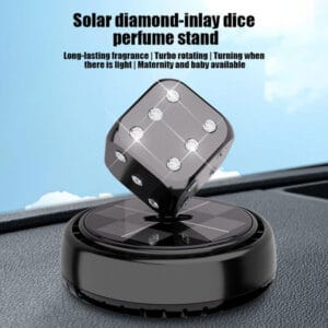 Crystal Dice Car Solar Fragrance Diffuser