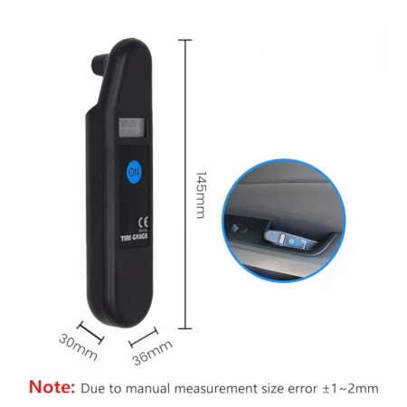 Digital LCD Tire Pressure Gauge Diagnostic Tool
