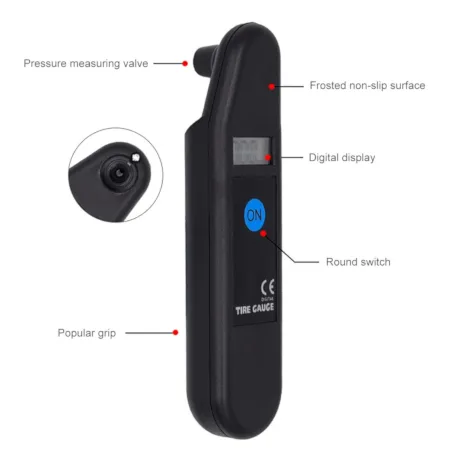 Digital LCD Tire Pressure Gauge Diagnostic Tool - Image 7