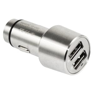 Alternative view of Metal High Speed Dual-Port USB Car Charger Adapter – Charging Power Adapter for All Devices