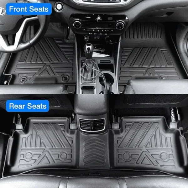 Suzuki Swift 2010-2021 TPE Car Floor Mats Easy Clean Anti-Slip Waterproof – Premium All-Weather Car Interior Protection - Image 6