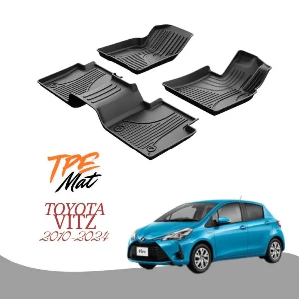 Toyota Vitz 2010-2024 TPE Car Floor Mats