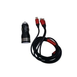 Alternative view of 3-in-1 Dual Port Car Charger – Fast USB Charging for 3 Devices