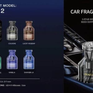 Alternative view of 60ml Black Odor Car Air Freshener | Long-Lasting Luxury Fragrance & Odor Eliminator