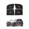 Daihatsu Cuore High Quality Sun Shade with Logo 4Pcs – Black – 2002-2012