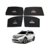 Honda BRV High Quality Sun Shade with Logo 4Pcs – Black – All Models