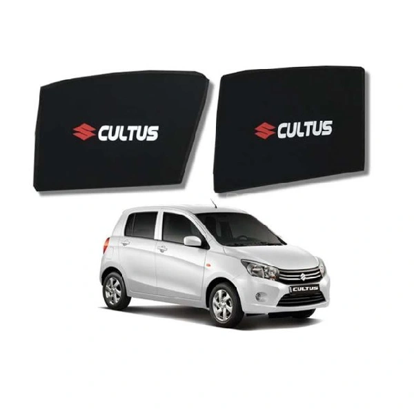 Suzuki Cultus High Quality Sun Shade with Logo 4Pcs – Black – 2017-2021