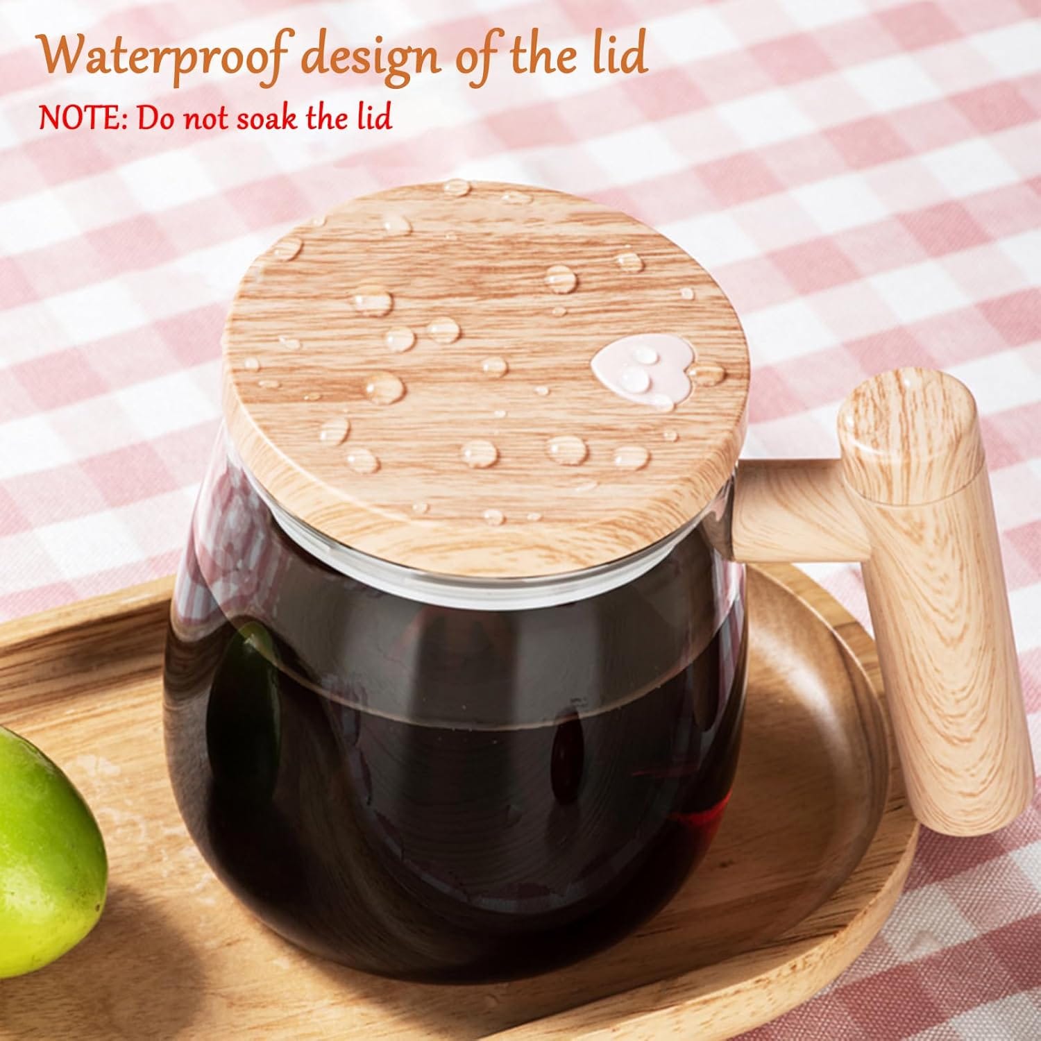 One-Touch Electric Self-Stirring Coffee Cup