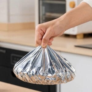 Alternative view of Reusable Aluminum Foil Food Wrap Covers – Eco-Friendly Stretchable Covers for Bowls, Plates & Food Storage