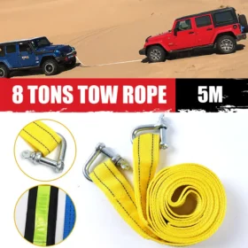 8Ton Heavy Duty Towing Rope With Storage Bag, Size 5M/16.40FT