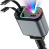 4 in 1 Fast Charging Car Charger with LED Ambient Light