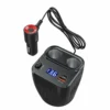5-Port Car Charger Cup with Retractable Cable – Fast Multi-Device Charging Solution