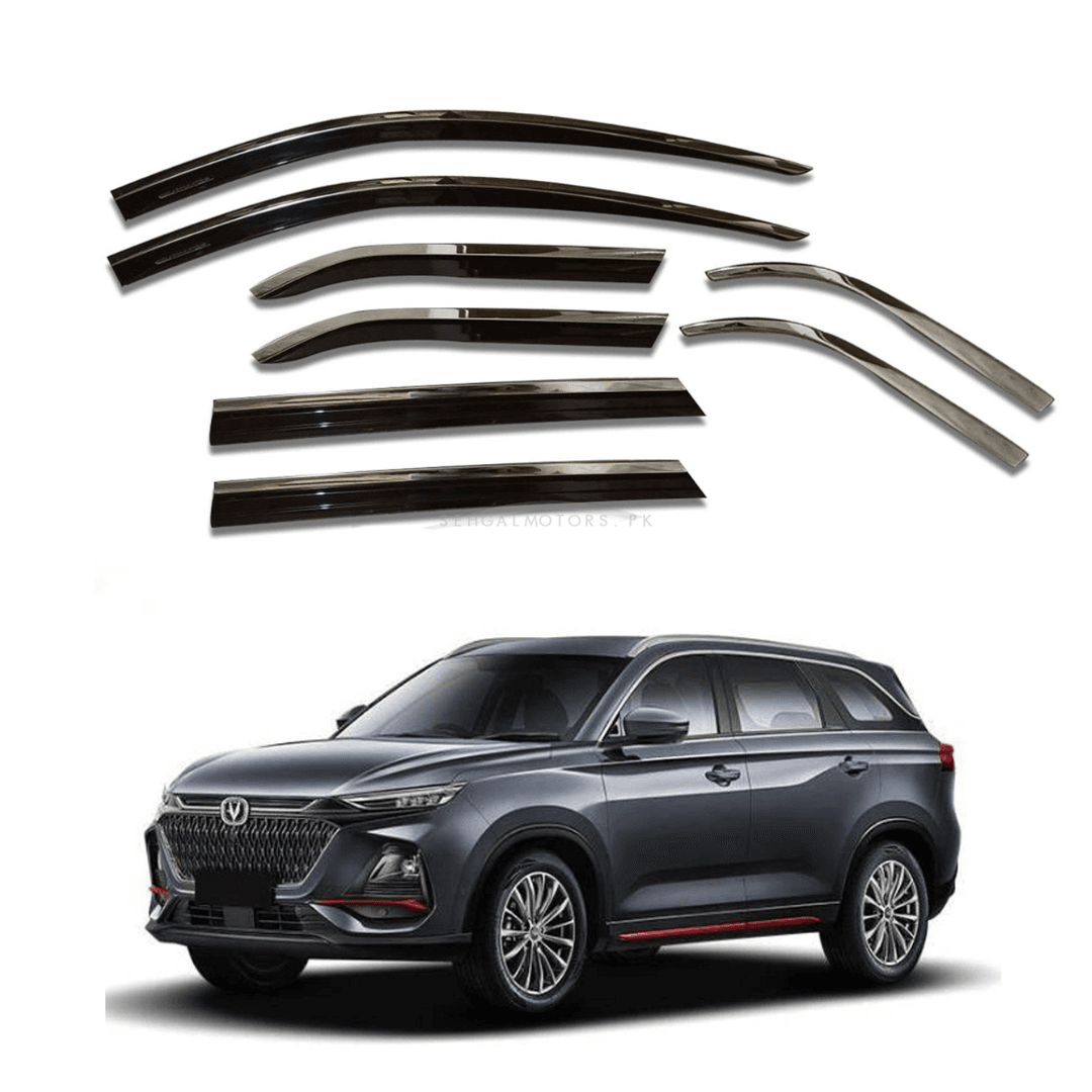 Changan Oshan X7 Premium Air Press Sun Visor With Chrome - Model 2022-2023