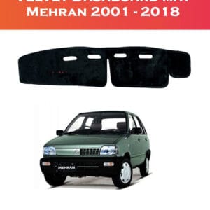 Velvet Dashboard Carpet For Suzuki Mehran 2001–2018