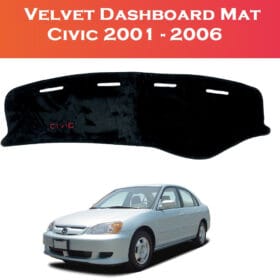 Velvet Dashboard Carpet For Honda Civic 2001–2006