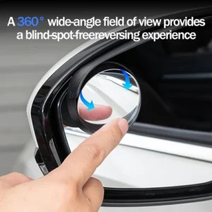 Alternative view of 2-in-1 Car Side Mirror Rain Visor with Blind Spot Mirror – Universal Fit
