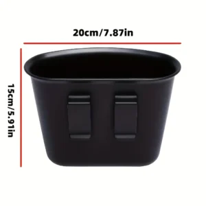 Alternative view of 2-in-1 Car Trash Bin & Umbrella Holder | Large Capacity Storage Features