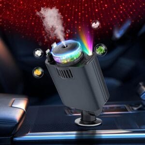 5-In-1 Aromatherapy Car Charger with Roof Starlight