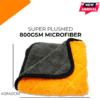 CAR CLEANING CLOTH SUPER PLUSHED 800GSM MICROFIBER
