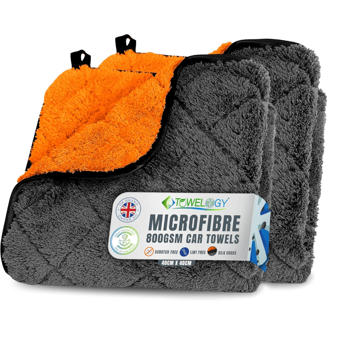 CAR CLEANING CLOTH SUPER PLUSHED 800GSM MICROFIBER - 40X40CM - SuperFine QUALITY - Image 5