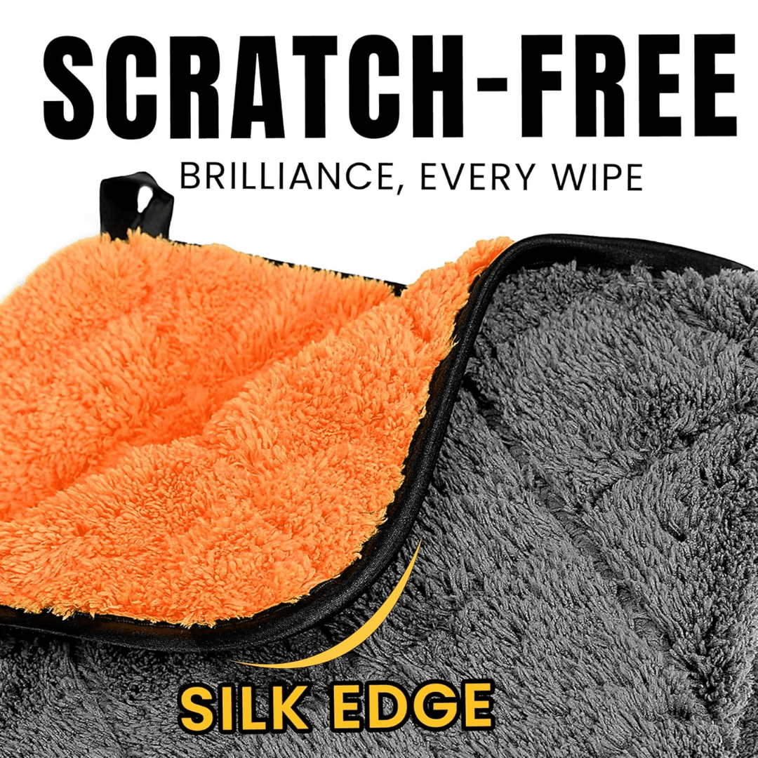 CAR CLEANING CLOTH SUPER PLUSHED 800GSM MICROFIBER - 40X40CM - SuperFine QUALITY - Image 2