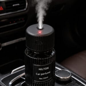 Alternative view of HILTON Car Perfume Diffuser 120ml | USB Rechargeable Aroma Humidifier | Car Air Freshener | LED Mist Diffuser