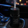 HILTON Car Perfume Diffuser 120ml | USB Rechargeable Aroma Humidifier | Car Air Freshener | LED Mist Diffuser