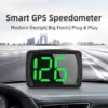 Heads up Display for Cars, Car HUD, Head up Display for Car, Digital GPS HUD Speedometer, USB Cable Plug and Play, Automatic Brightness Adjustment, Large Font Display