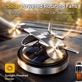 Solar Jet Plane Car Dashboard Perfume Diffuser