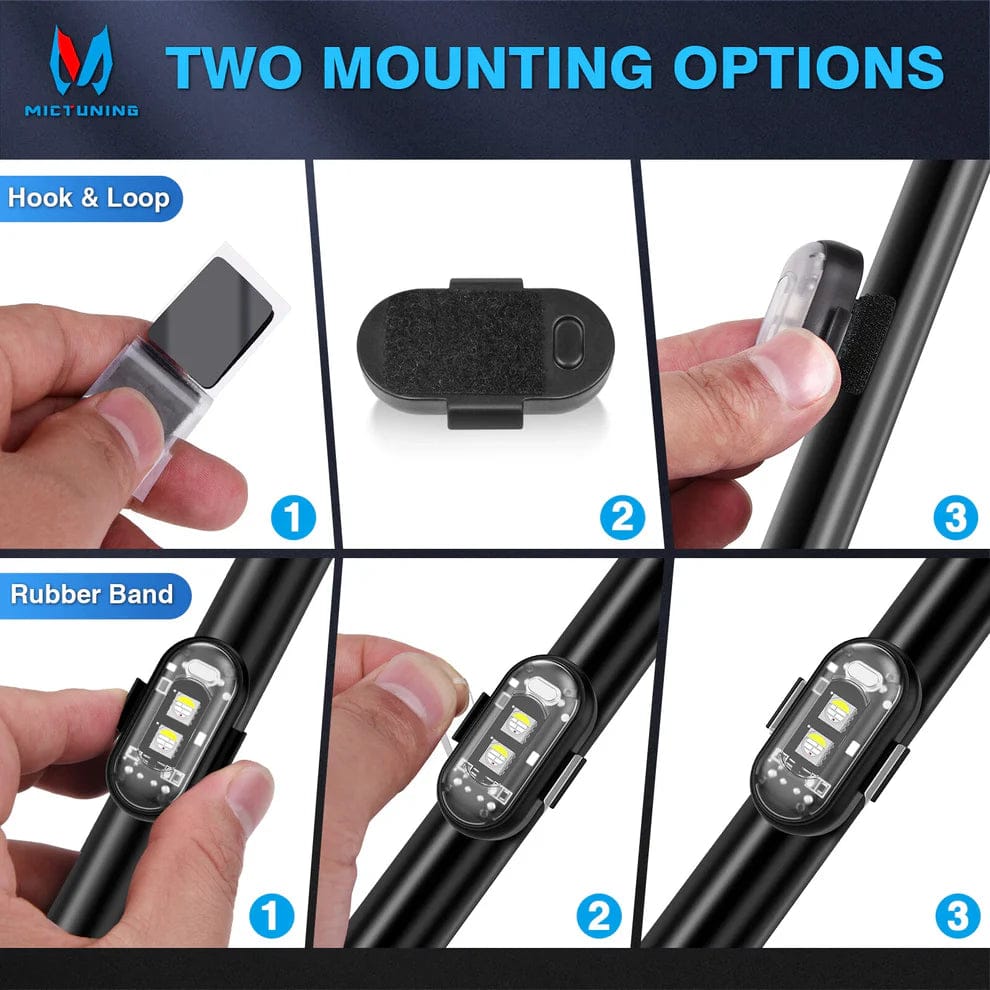 Wireless Car LED Strobe Light with Remote Control – Car Interior Warning Light - Image 4